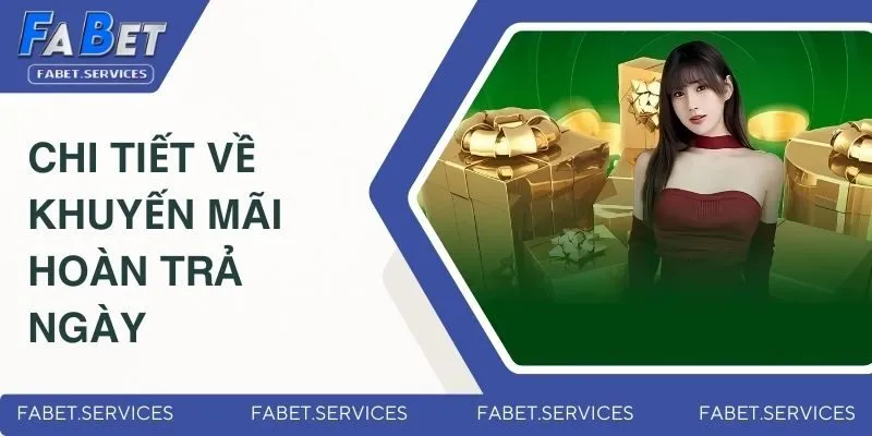 Thông tin chi tiết về ưu đãi hoàn trả ngày
